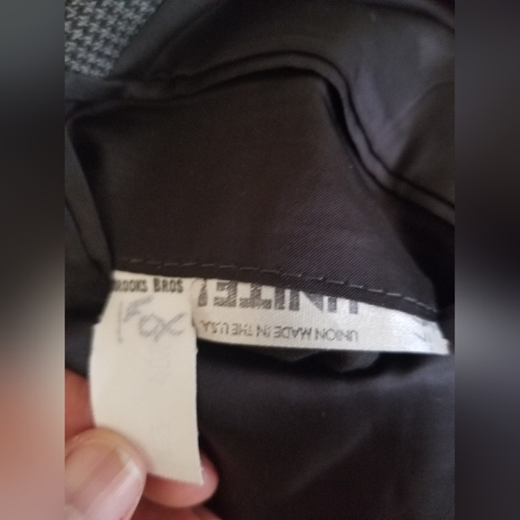 BROOKS BROTHERS UNION MADE IN USA GRAY WOOL BLAZER JACKET SIZE 42R - Picture 2 of 7